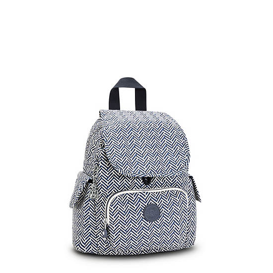 Sacs À Dos Kipling City Pack Mini Printed Blanche | FR 1721LI